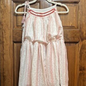 Bohemian Pink and White Women's Top